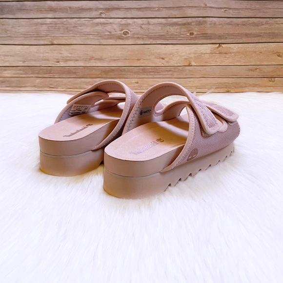 Timberland Women’s Santa Monica Sunrise Light Pink Slide Sandals - Picture 2 of 8